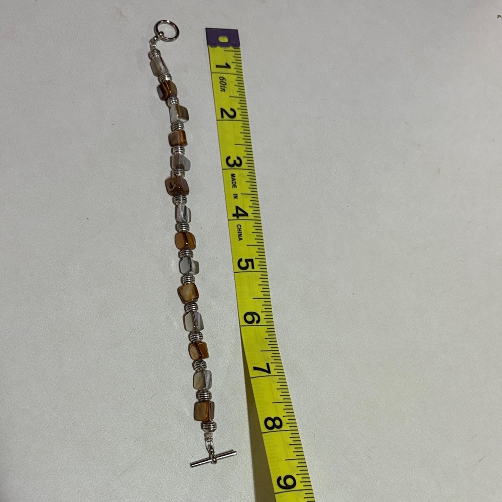Gold and Brown Jewelry Set - Picture 4 of 6